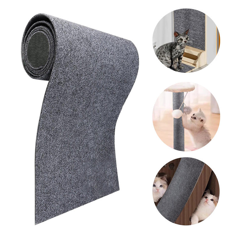 Trimmable Cat Scratcher Sofa Protector Cats Scratcher Pad Board Protection Self-adhesive Carpet DIY Cat Scratch Mat